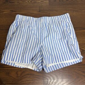 On 34th Women's Cotton Stripe Pull-On Shorts size XL